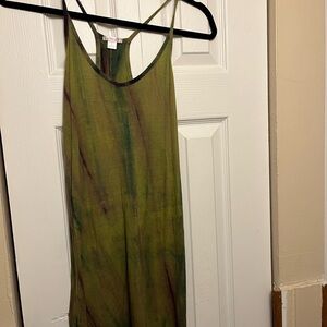 Tie-die racerback mini dress or tunic